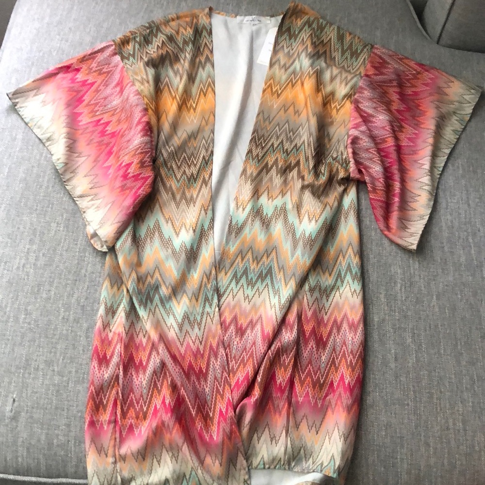 Multi Colored Kimono/Cardigan/Cover Up Size S/M